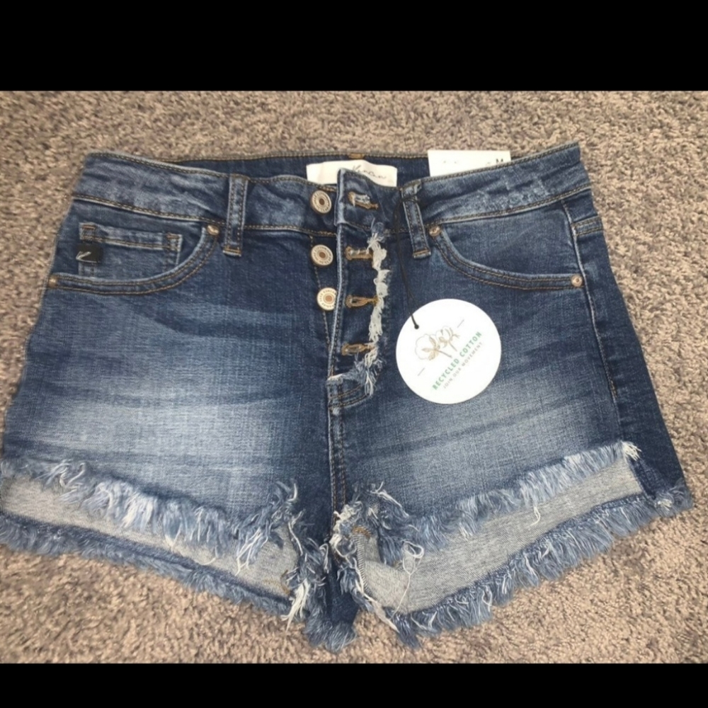 Brand new KanCan size medium shorts with 4 button fly.